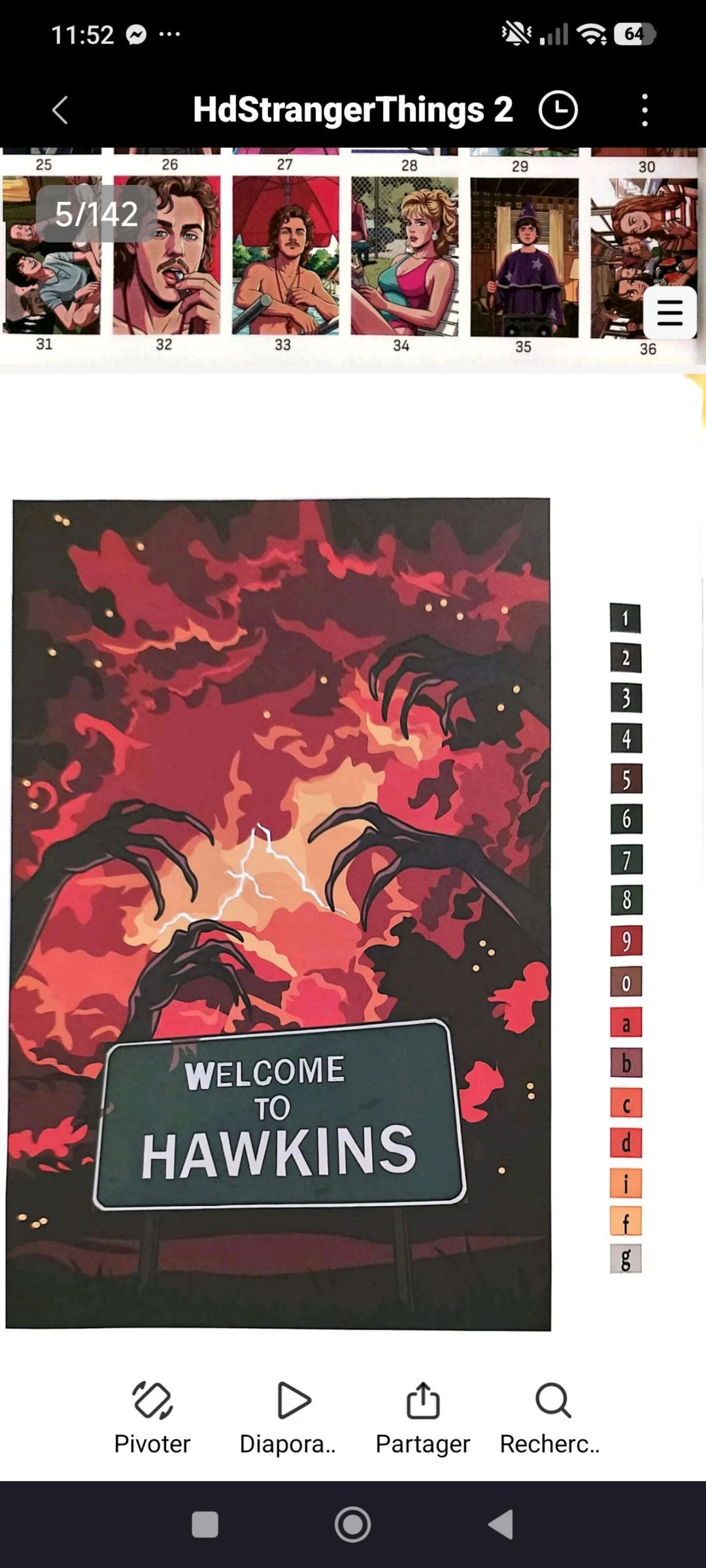 Coloriage mystère stranger thing  – photo 2